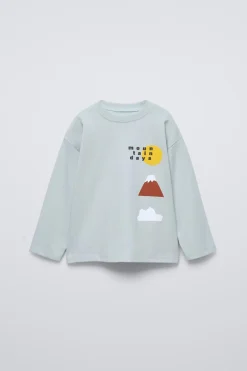 Niños ZARA 1½ - 6 Años·Camisetas|1½ - 6 Años·Camisetas<CAMISETA ESTAMPADO MONTAÑA