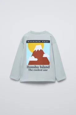 Niños ZARA 1½ - 6 Años·Camisetas|1½ - 6 Años·Camisetas<CAMISETA ESTAMPADO MONTAÑA