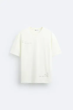 New CAMISETA ESTAMPADO PAISAJE Hombre Camisetas