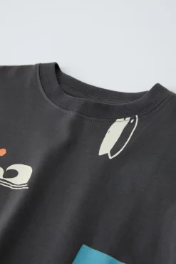 Niños ZARA 6 - 14 Años·Camisetas<CAMISETA ESTAMPADO PALMERAS