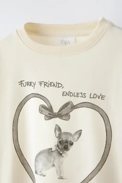 Niños ZARA 6 - 14 Años·Camisetas<CAMISETA ESTAMPADO PERRO