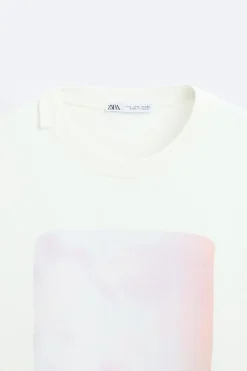 New CAMISETA ESTAMPADO PINTURA Hombre Camisetas