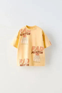 Niños ZARA 1½ - 6 Años·Camisetas|1½ - 6 Años·Camisetas<CAMISETA ESTAMPADO PLUMAS