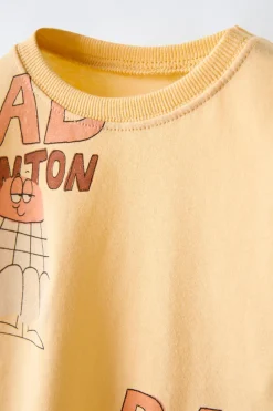 Niños ZARA 1½ - 6 Años·Camisetas|1½ - 6 Años·Camisetas<CAMISETA ESTAMPADO PLUMAS