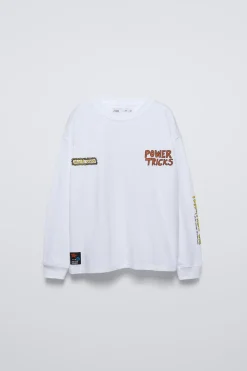 Niños ZARA 6 - 14 Años·Camisetas<CAMISETA ESTAMPADO POWER TRICKS