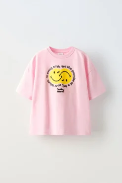 Niños ZARA 6 - 14 Años·Camisetas<CAMISETA ESTAMPADO RELIEVE SMILEYWORLD ®