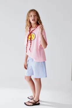 Niños ZARA 6 - 14 Años·Camisetas<CAMISETA ESTAMPADO RELIEVE SMILEYWORLD ®