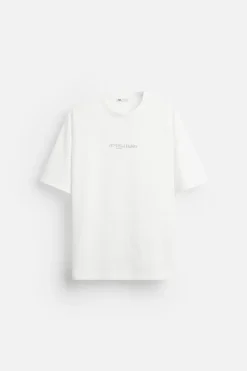 Outlet CAMISETA ESTAMPADO RELIEVE Hombre Camisetas