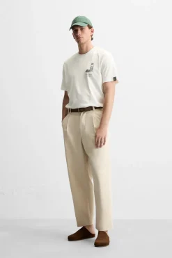 Outlet CAMISETA ESTAMPADO RELIEVE Hombre Camisetas