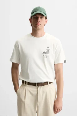 Outlet CAMISETA ESTAMPADO RELIEVE Hombre Camisetas