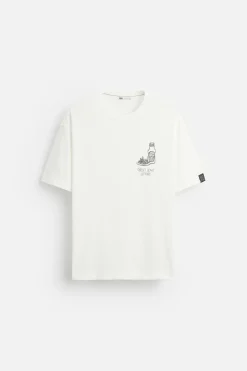 Outlet CAMISETA ESTAMPADO RELIEVE Hombre Camisetas