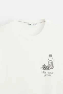 Outlet CAMISETA ESTAMPADO RELIEVE Hombre Camisetas
