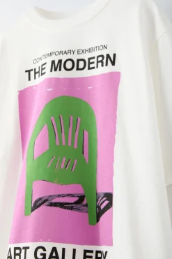 Niños ZARA 6 - 14 Años·Camisetas<CAMISETA ESTAMPADO SILLA