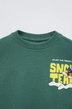 Niños ZARA 1½ - 6 Años·Camisetas|6 - 18 Meses·Camisetas<CAMISETA ESTAMPADO SNOW