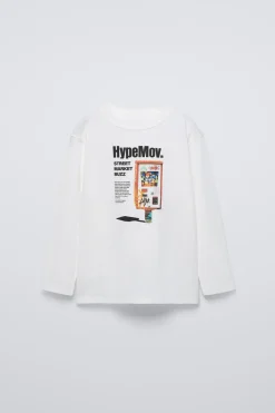 Niños ZARA 6 - 14 Años·Camisetas<CAMISETA ESTAMPADO STREET