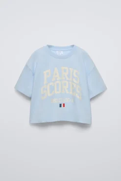 Niños ZARA 6 - 14 Años·Camisetas<CAMISETA ESTAMPADO TEXTO