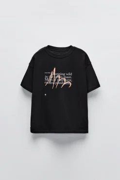 Niños ZARA 6 - 14 Años·Camisetas<CAMISETA ESTAMPADO TEXTO