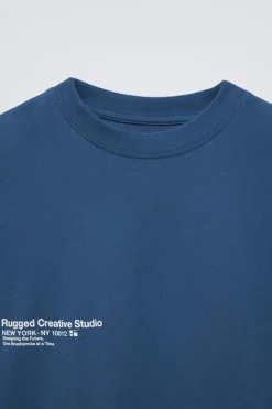 Niños ZARA 6 - 14 Años·Camisetas<CAMISETA ESTAMPADO TEXTO