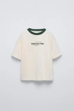 Niños ZARA 6 - 14 Años·Camisetas<CAMISETA ESTAMPADO TEXTO