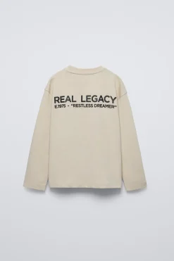 Niños ZARA 6 - 14 Años·Camisetas<CAMISETA ESTAMPADO TEXTO