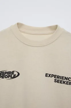 Niños ZARA 6 - 14 Años·Camisetas<CAMISETA ESTAMPADO TEXTO