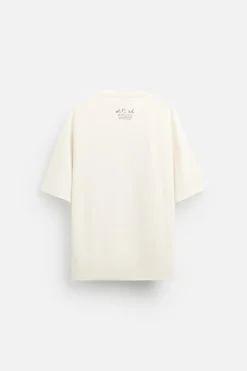 New CAMISETA ESTAMPADO TEXTURA Hombre Camisetas