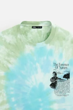 Sale CAMISETA ESTAMPADO TIE DYE Hombre Camisetas