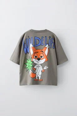 Niños ZARA 6 - 14 Años·Camisetas|6 - 14 Años·Camisetas<CAMISETA ESTAMPADO ZOOTOPIA © DISNEY