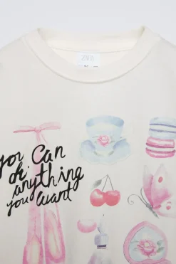Niños ZARA 6 - 14 Años·Camisetas<CAMISETA ESTAMPADOS