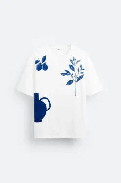 Hot CAMISETA ESTAMPADOS COMBINADOS Hombre Camisetas