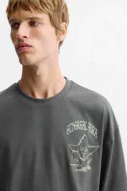 Hot CAMISETA ESTAMPADOS COMBINADOS Hombre Camisetas