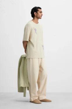 Discount CAMISETA ESTRUCTURA BORDADOS Hombre Camisetas