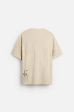 Discount CAMISETA ESTRUCTURA BORDADOS Hombre Camisetas