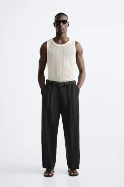 Clearance CAMISETA ESTRUCTURA CALADOS Hombre Jerséis / Chaquetas|Camisetas