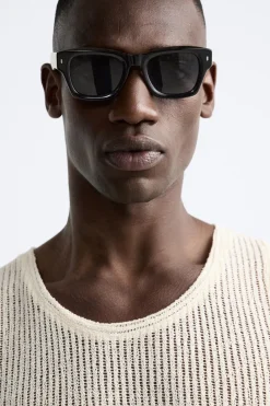 Clearance CAMISETA ESTRUCTURA CALADOS Hombre Jerséis / Chaquetas|Camisetas