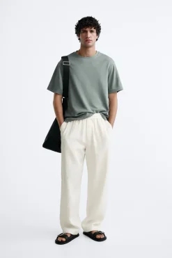 New CAMISETA ESTRUCTURA JACQUARD Hombre Camisetas