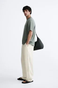 New CAMISETA ESTRUCTURA JACQUARD Hombre Camisetas