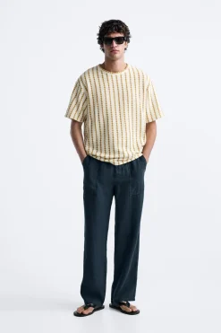 Online CAMISETA ESTRUCTURA RAYAS Hombre Camisetas