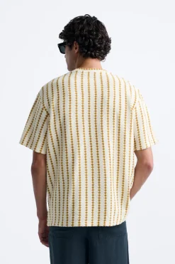 Online CAMISETA ESTRUCTURA RAYAS Hombre Camisetas