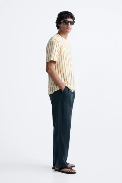 Online CAMISETA ESTRUCTURA RAYAS Hombre Camisetas