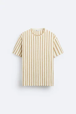 Online CAMISETA ESTRUCTURA RAYAS Hombre Camisetas