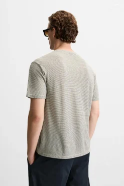 Fashion CAMISETA ESTRUCTURA RAYAS Hombre Camisetas