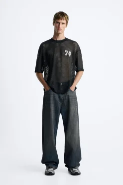 Online CAMISETA ESTRUCTURA RED TEXTOS Hombre Camisetas