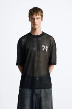 Online CAMISETA ESTRUCTURA RED TEXTOS Hombre Camisetas