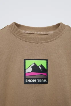 Niños ZARA 1½ - 6 Años·Camisetas|6 - 18 Meses·Camisetas<CAMISETA ETIQUETA MONTAÑA