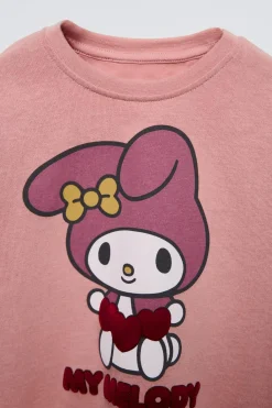Niños ZARA 1½ - 6 Años·Camisetas|1½ - 6 Años·Licencias<CAMISETA FLOCK MY MELODY AND CINNAMOROLL © SANRIO