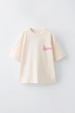 Niños ZARA 6 - 14 Años·Camisetas<CAMISETA FOTO CIUDAD