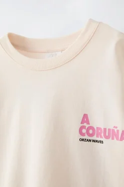 Niños ZARA 6 - 14 Años·Camisetas<CAMISETA FOTO CIUDAD