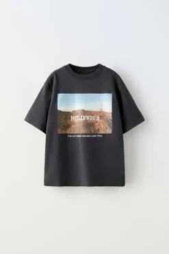 Niños ZARA 6 - 14 Años·Camisetas<CAMISETA FOTO HOLLYWOOD ®