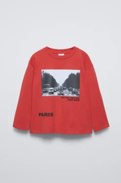 Niños ZARA 6 - 14 Años·Camisetas<CAMISETA FOTOGRAFÍA